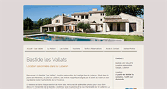 Desktop Screenshot of bastidelesvallats.com
